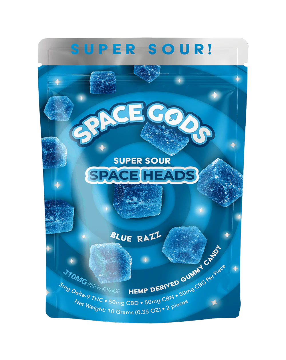 SPACE GODS SPACE HEADS 310MG MICRODOSE SOUR GUMMIES - Image 10