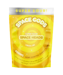 SPACE GODS SPACE HEADS 900MG MEGADOSE SOUR GUMMIES